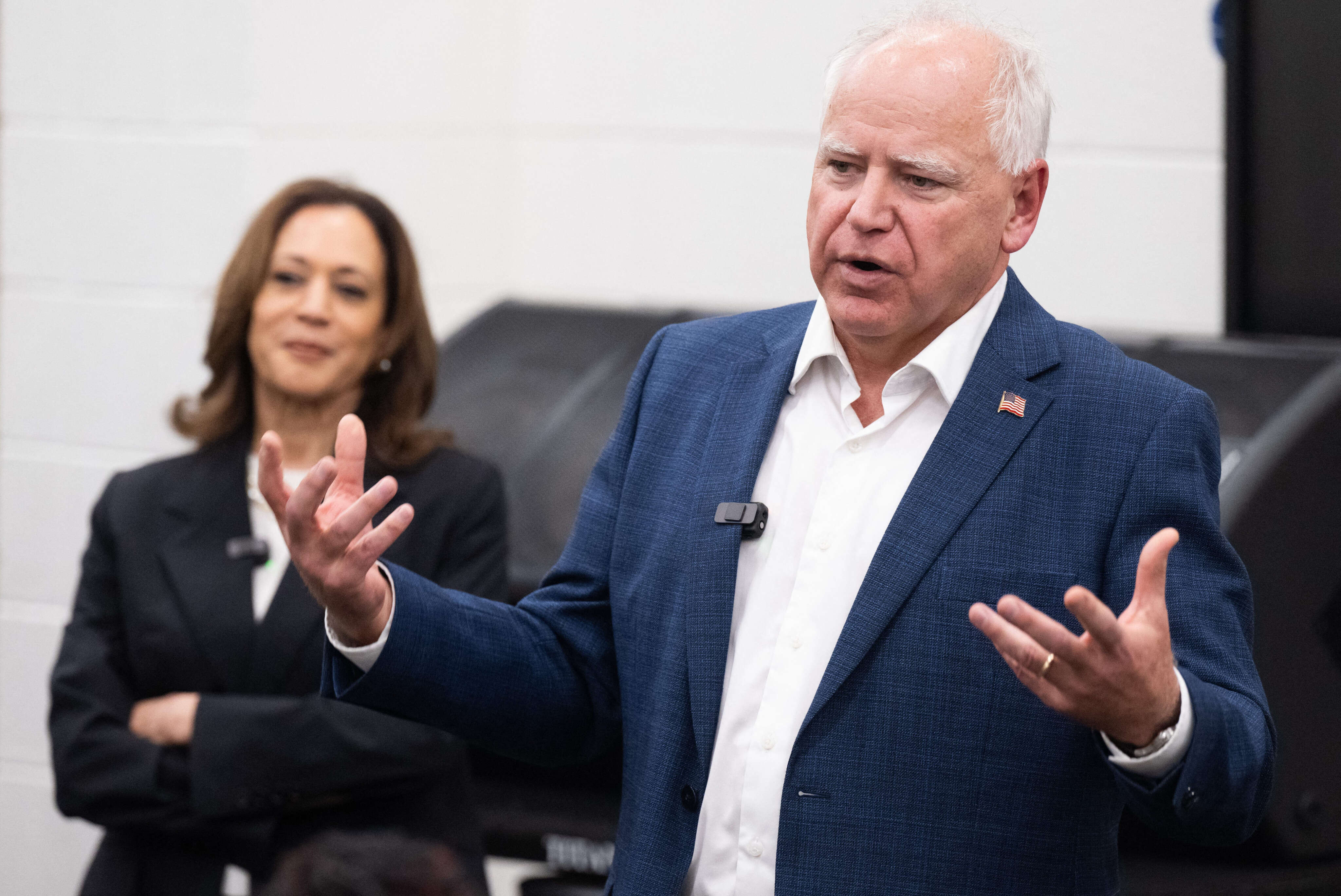 Millennial male voters are a prime prize for Harris and Trump. Her campaign's got a plan — get Tim Walz on Twitch.