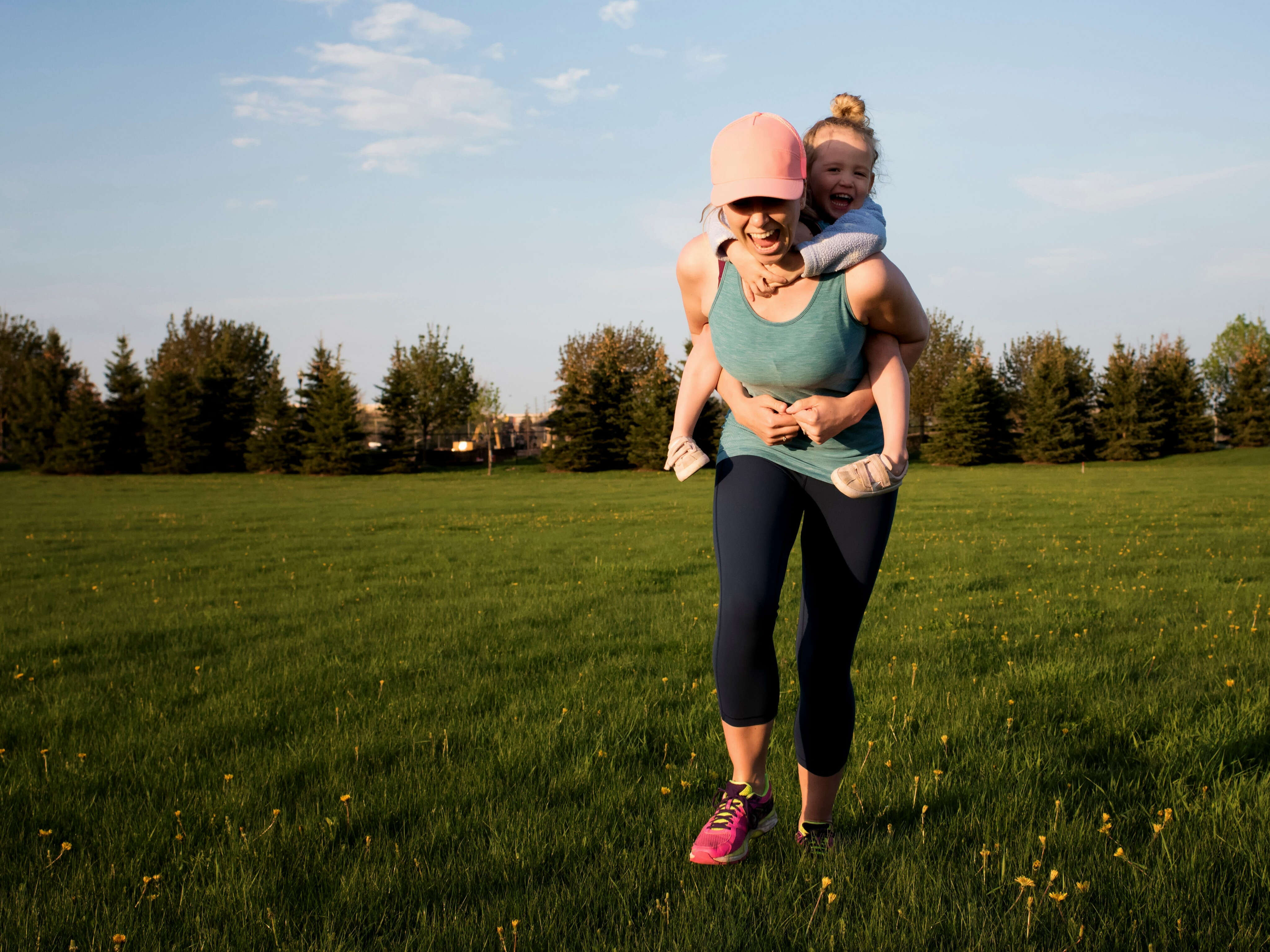 I felt guilty every time I left my kid to work out. I reminded myself that, as an older mom, staying healthy is most important.