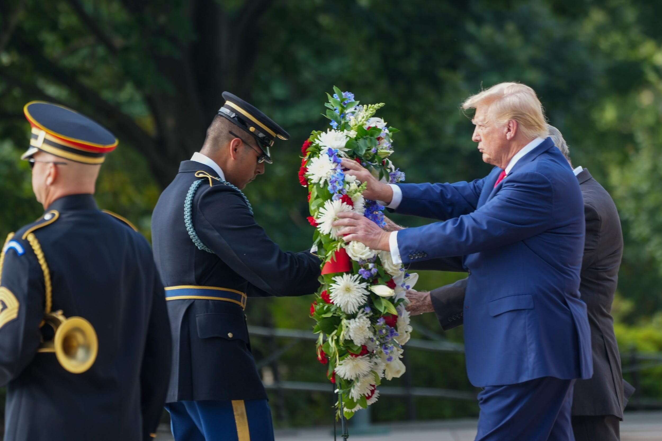 Arlington employee feared retaliation from Trump supporters if she reported being shoved during cemetery incident: report