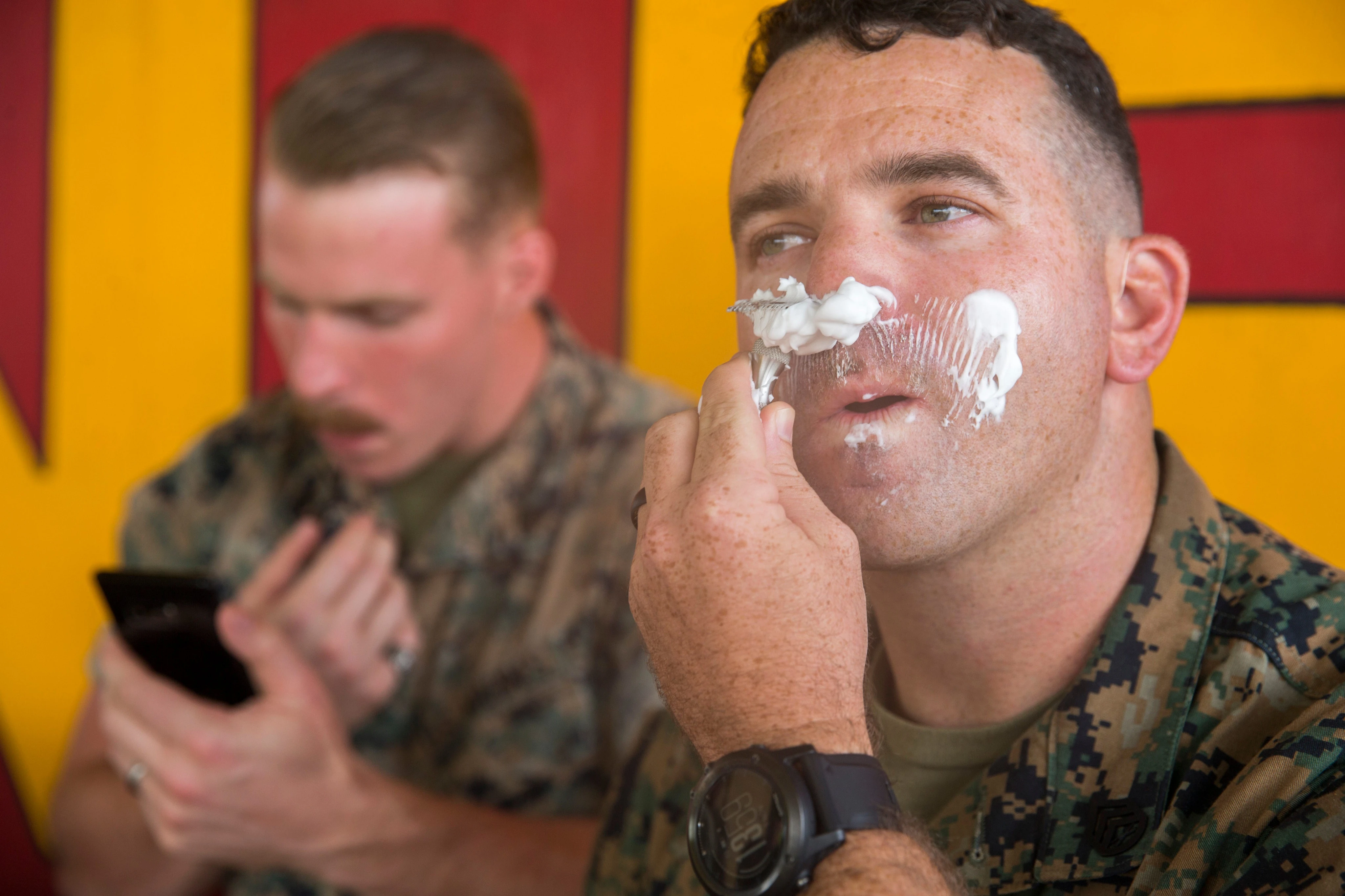 A Marine commander tried to kill off mustaches with a mass-shave order. It didn't last long.