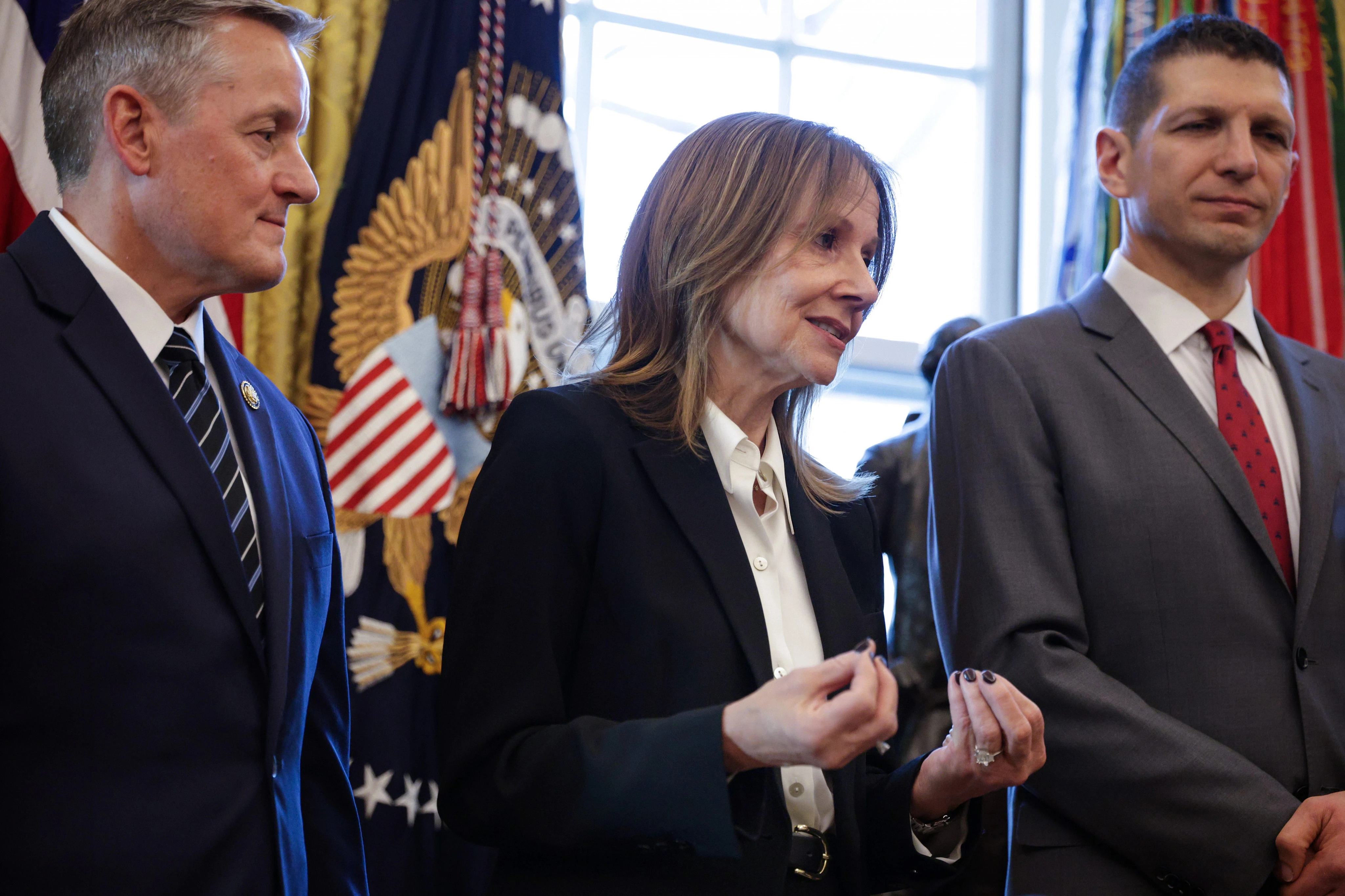 GM's stock is soaring after it announced a $500 million tariff refund