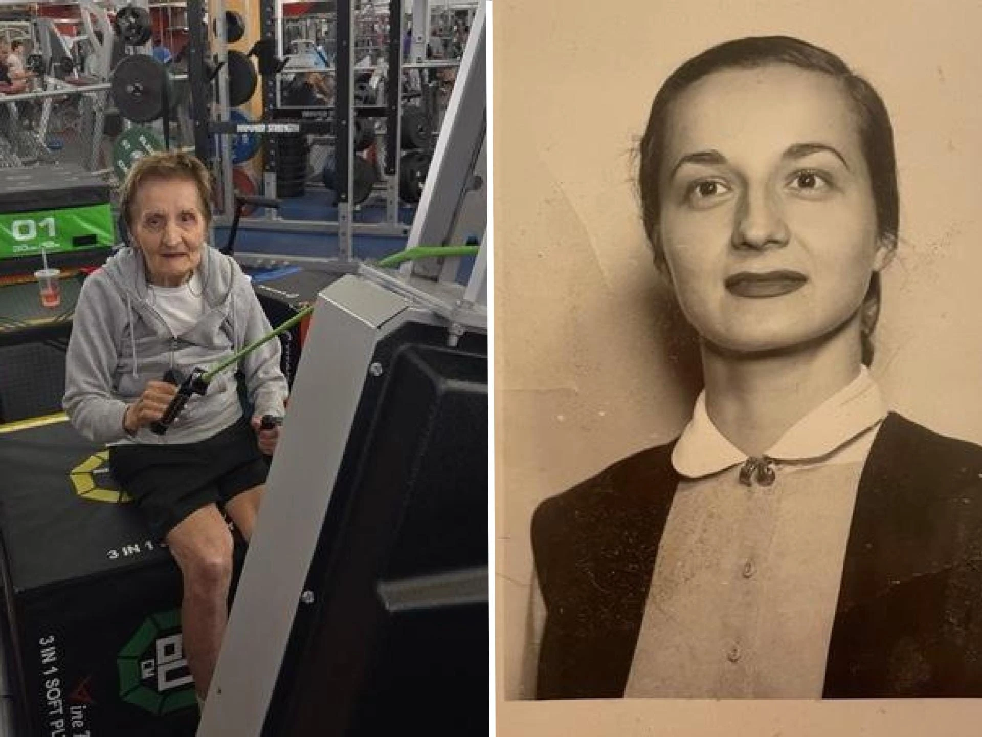 A 100-year-old woman said her longevity routine includes lifting weights, eating ice cream, and going to the beach