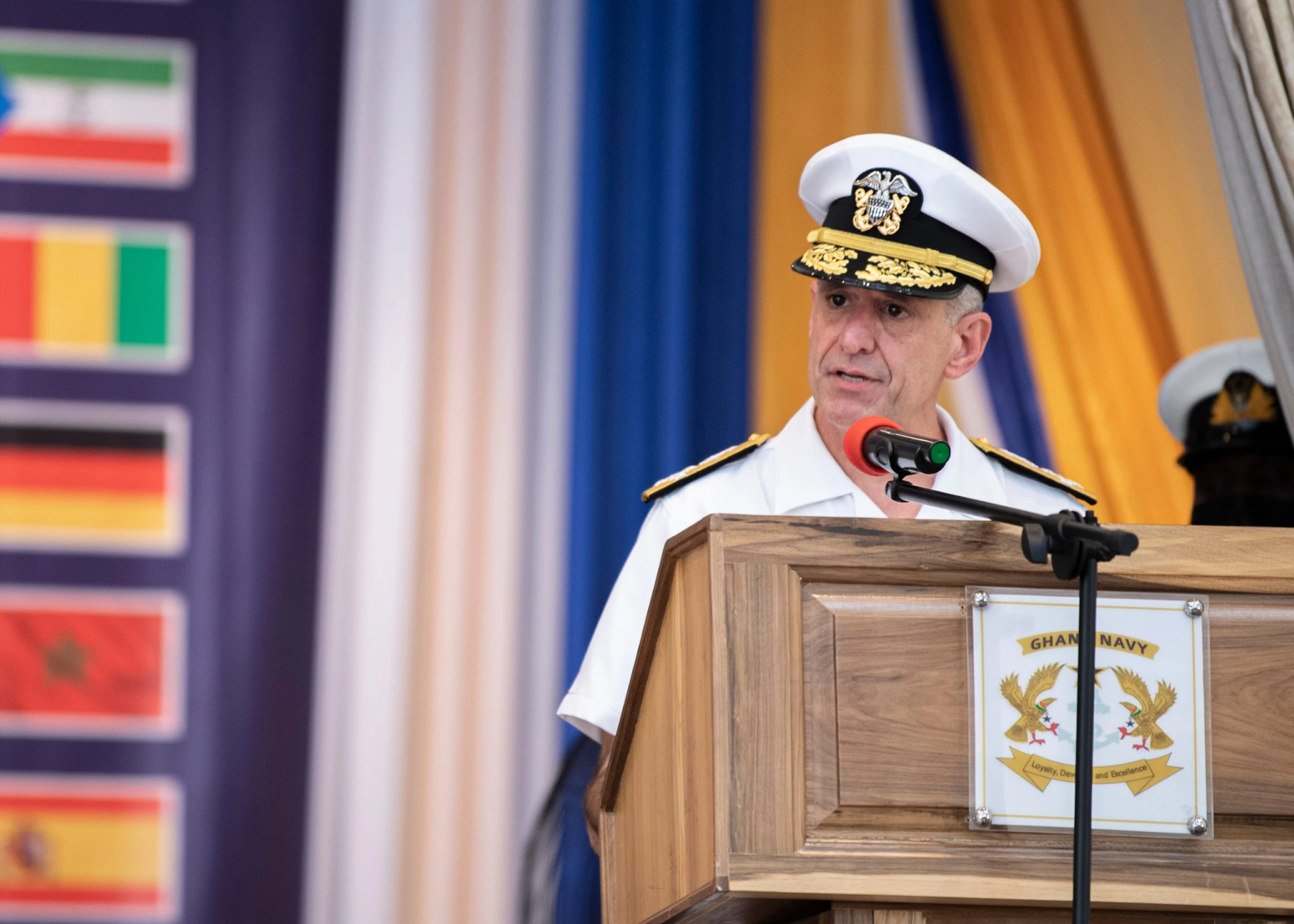 A top US admiral got a $500,000 job for steering a firm a sole-source contract, prosecutors allege