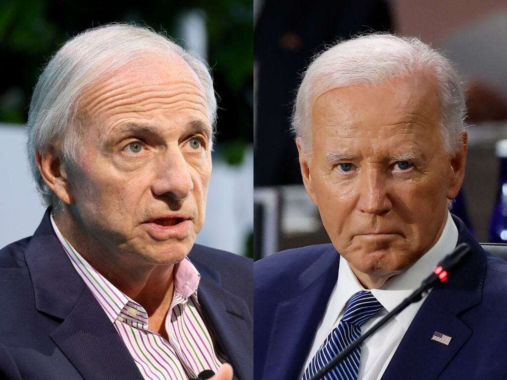 Billionaire Ray Dalio outlines the 3 strategies Democrats could use to deal with Biden, the 'emperor who has no clothes'