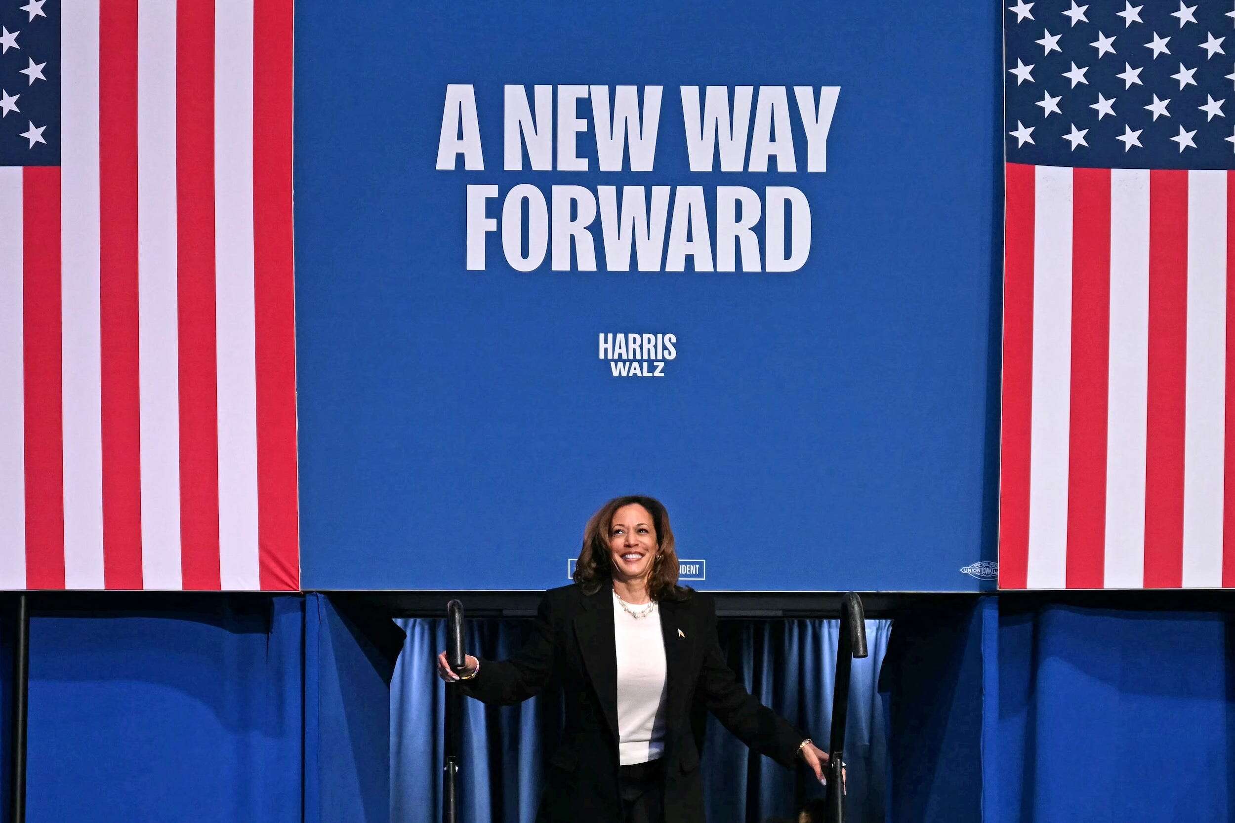 America sort of likes Kamala Harris – and that might just be enough 