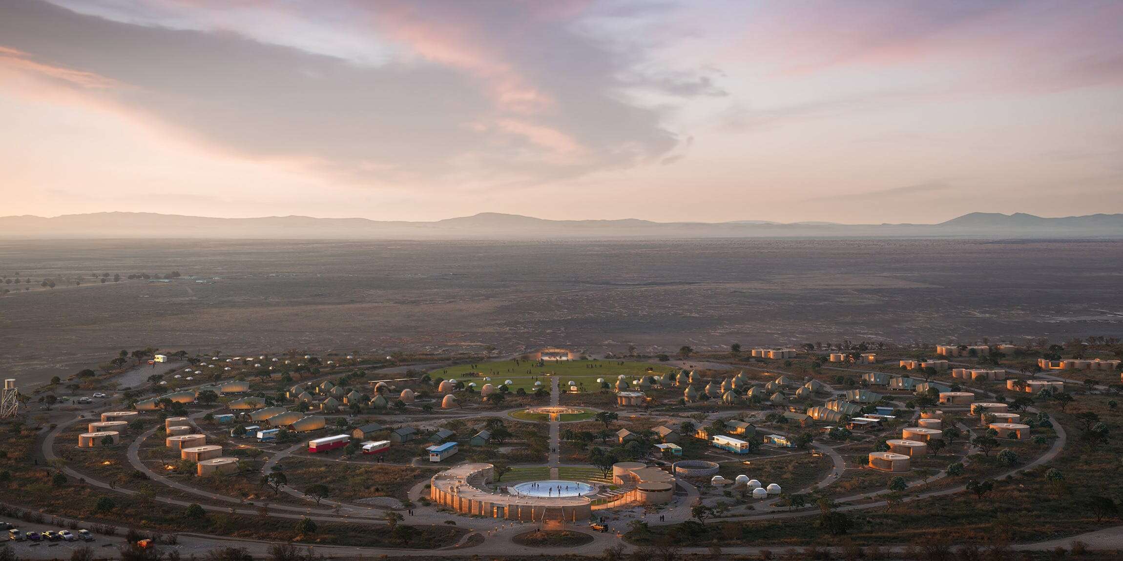 See what it'll be like staying at a luxury 3D printed hotel in the West Texas desert 