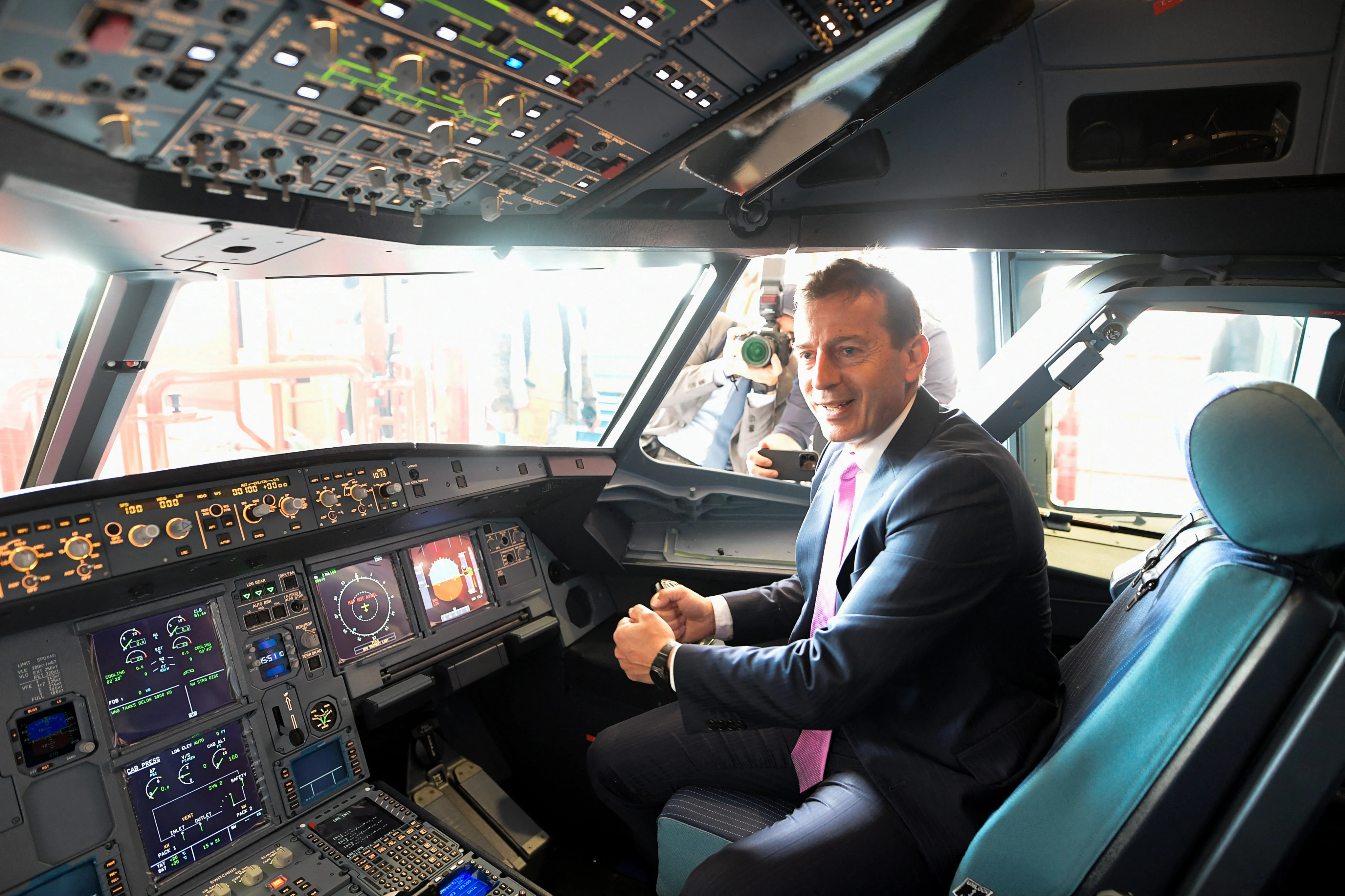 Airbus will avoid Trump tariffs by delivering planes to US airlines in countries outside America, its CEO says