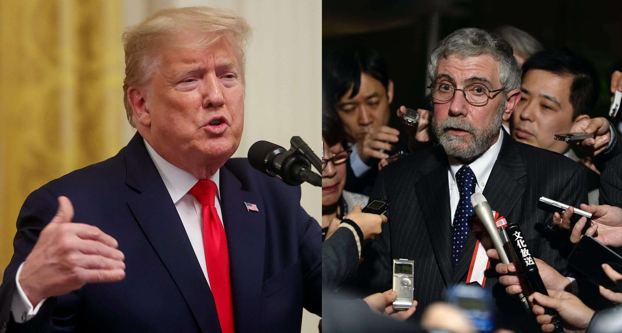 Nobel economist Paul Krugman says Trump's policies will leave his blue-collar base feeling 'brutally scammed'