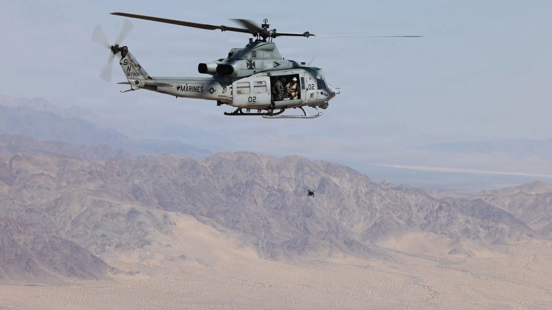US Marines are exploring using helicopters as 'airborne motherships' and flying command posts for FPV drones