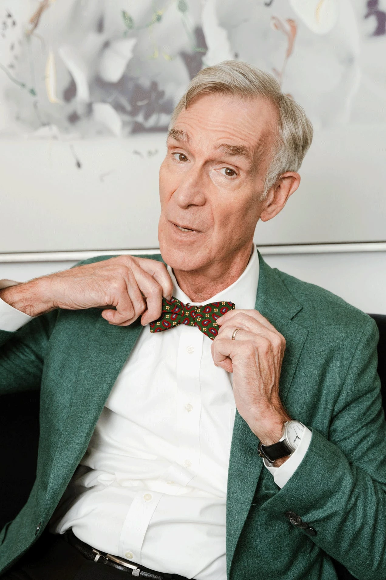 I'm Bill Nye, the science guy. I'm working to save America's best brand, but first I need to drink my coffee and feed the kitty cats — here's a day in my life.