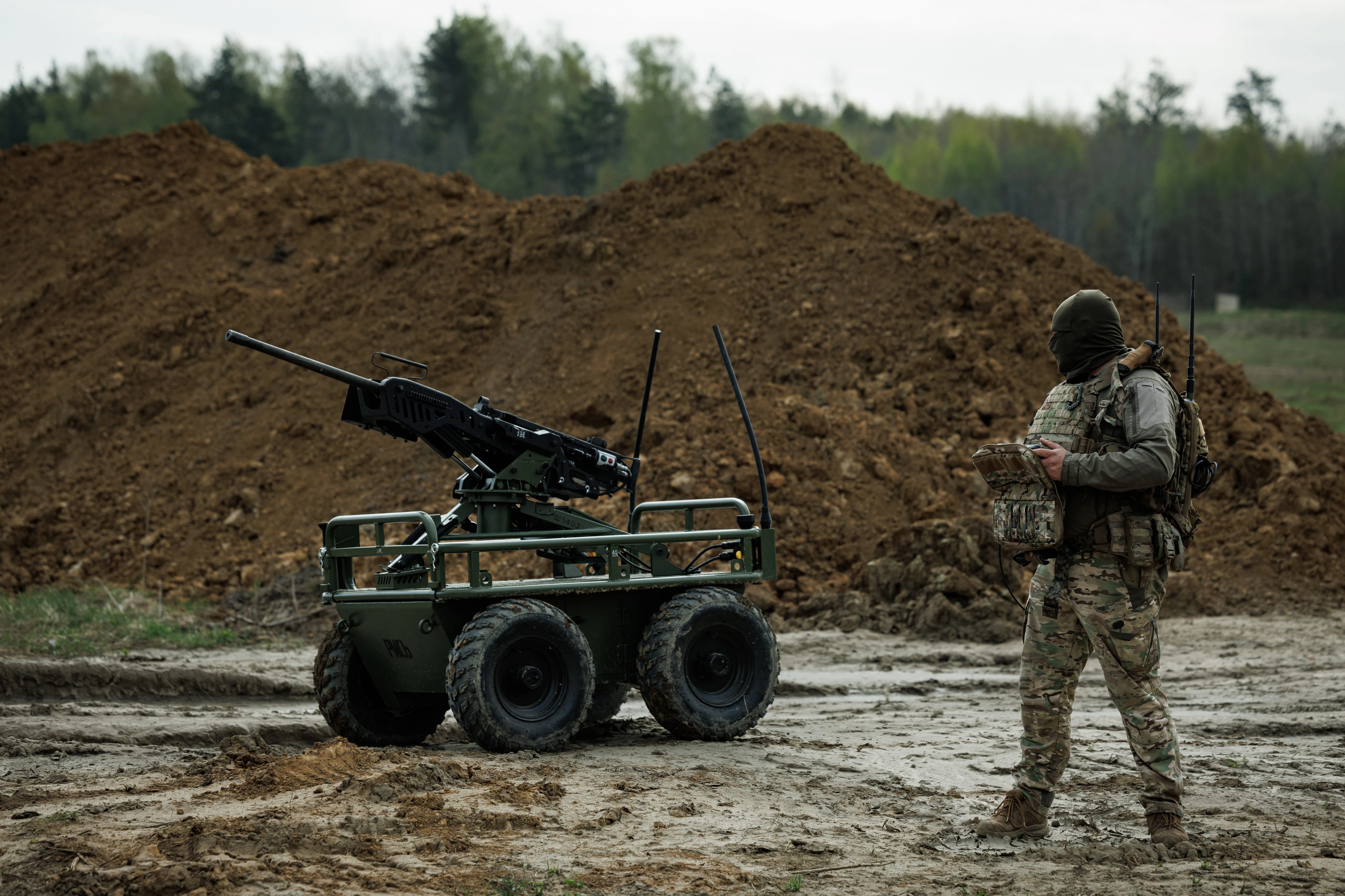 A Ukrainian arms maker was surprised to see Russian soldiers surrender to its war robots