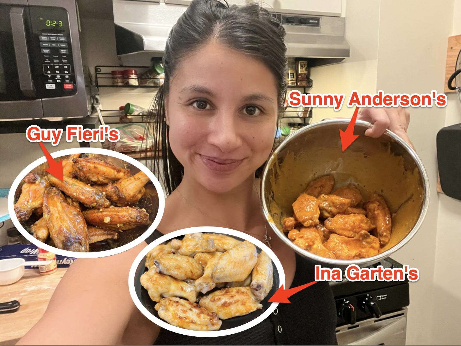 I made chicken wings using 3 recipes from famous chefs, and the best even beat Ina Garten's