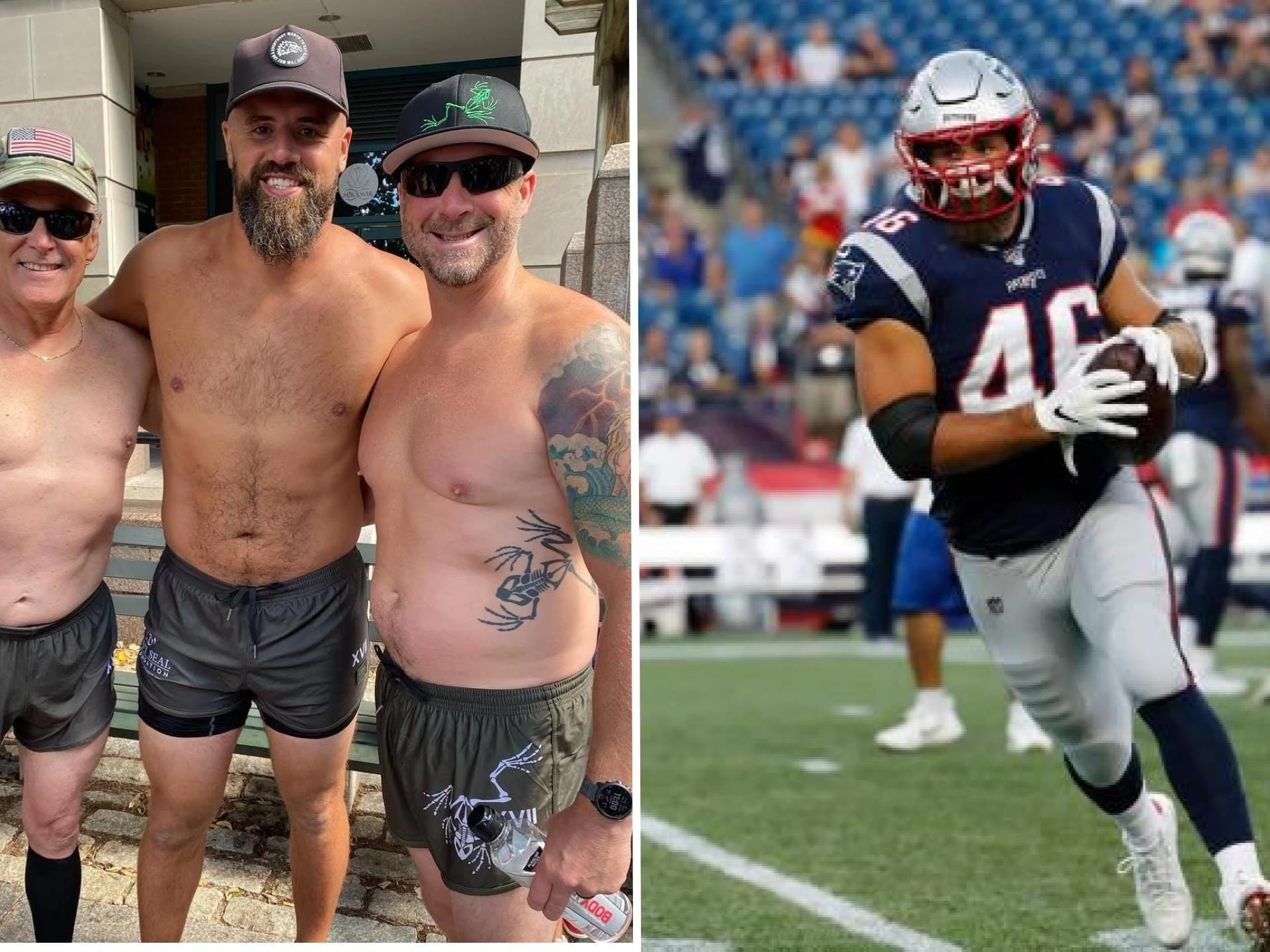 A former NFL champion shares his daily routine to stay fit at 37 — with open water swimming and 200 grams of protein a day