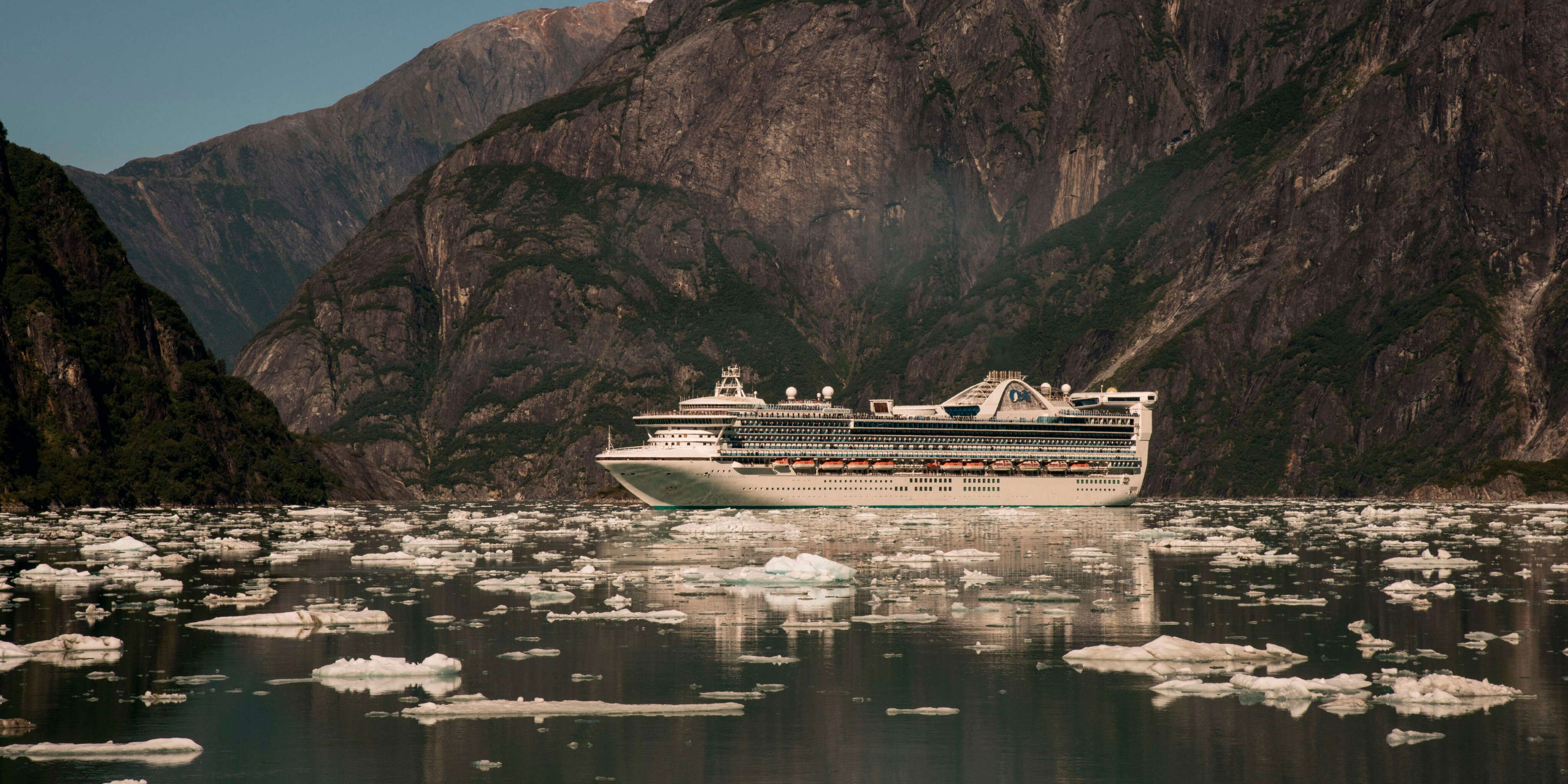 Video shows moment Carnival Cruise ship collides with floating ice in mini 'Titanic-moment'