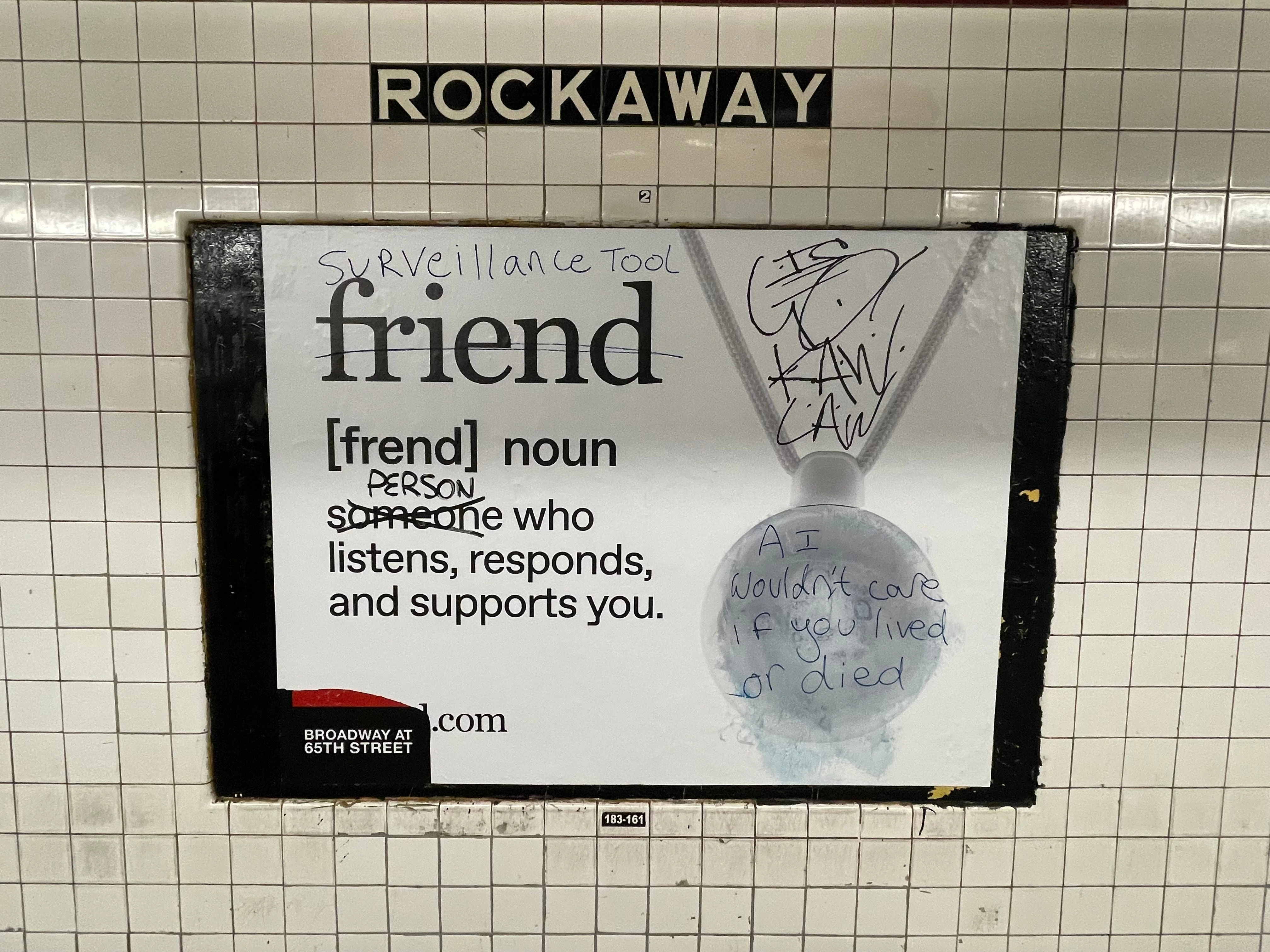Friend CEO says it's been 'quite entertaining' after his AI companion startup spent $1 million on subway ads that were immediately defaced