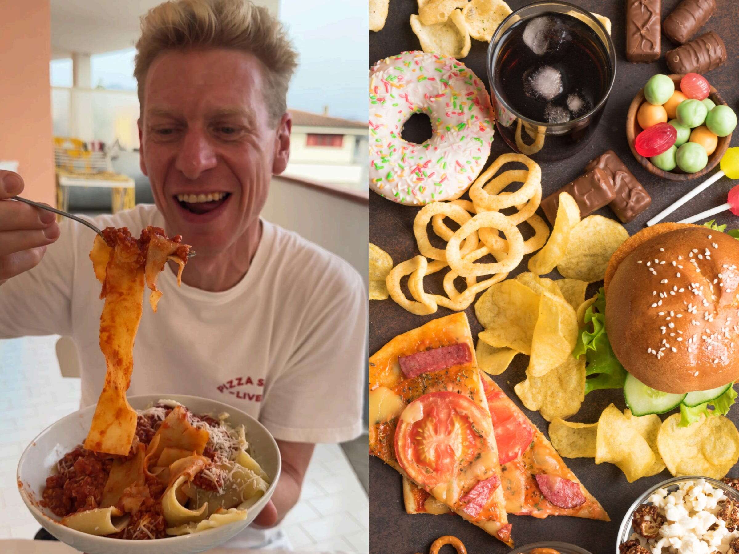 A man on a quest to find the best diet tried eating ultra-processed foods for a month. He quit after five days. 