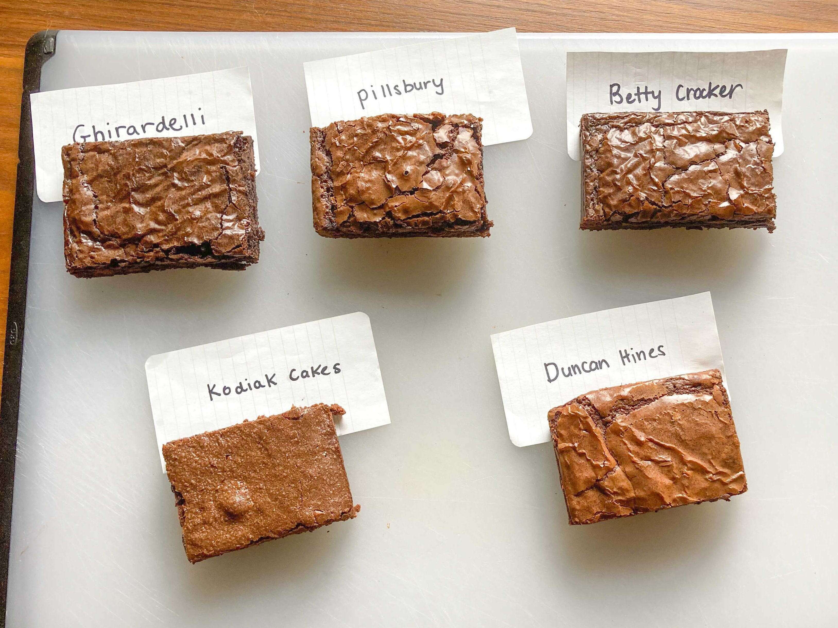 I'm a professional baker. I made 5 brands of boxed brownie mix to see which is the best.