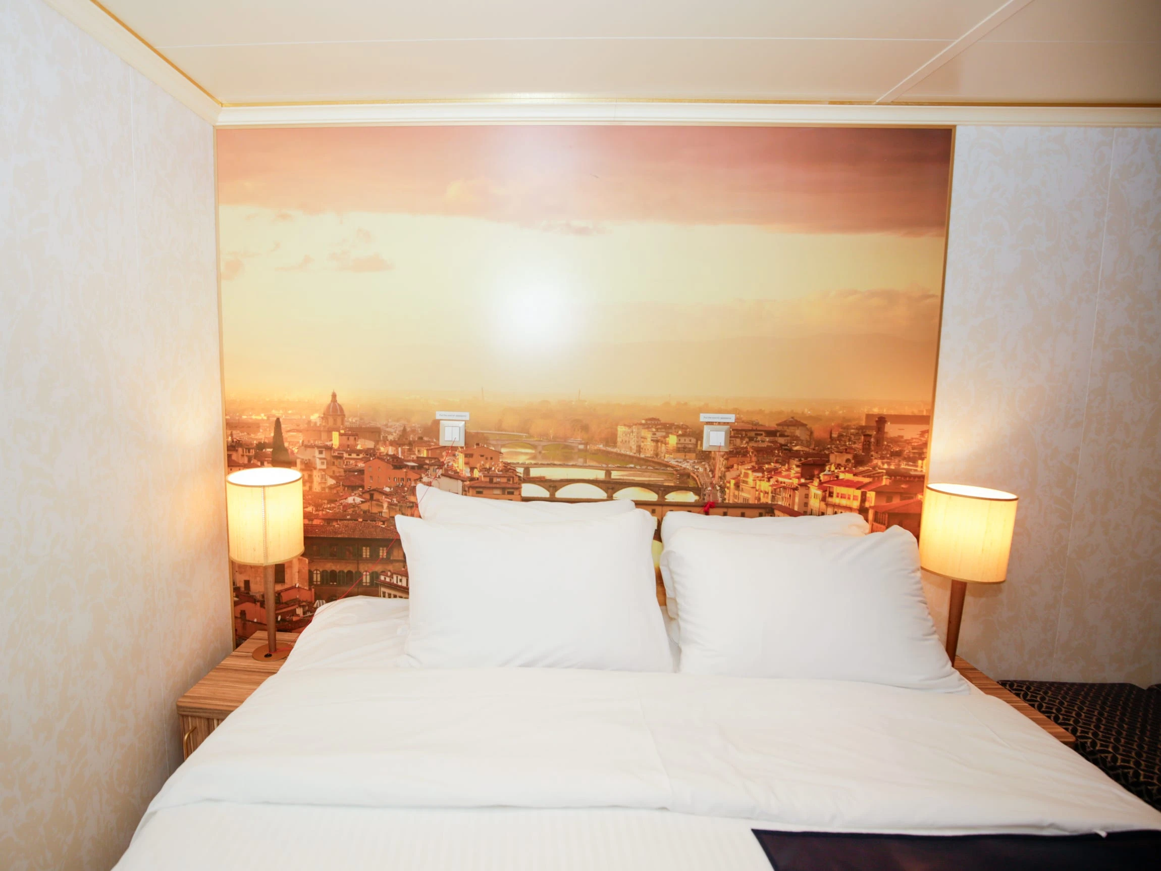 I stayed in Carnival's cheapest, $90-a-day cabin on its new ship. It was ugly and windowless but shockingly spacious.