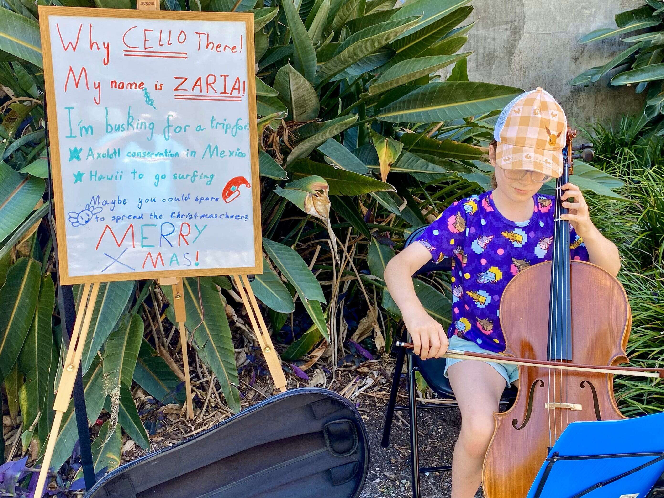 My husband and I paid for our kids' music lessons. They made enough money as street performers to fund their dream trips.