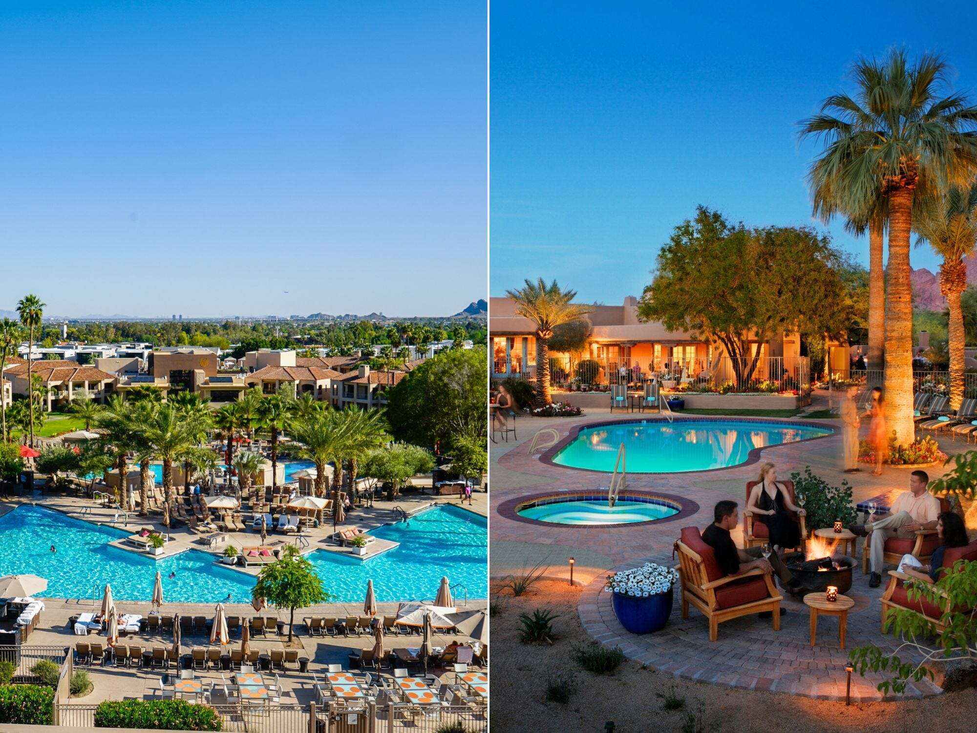 I stayed in 2 of Arizona's top hotels, and they couldn't have been more different. Take a look.