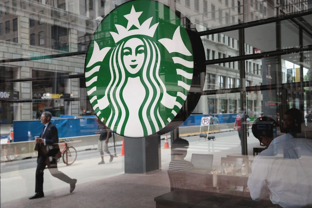 Starbucks CEO says it's making progress on turnaround. Sales are still falling
