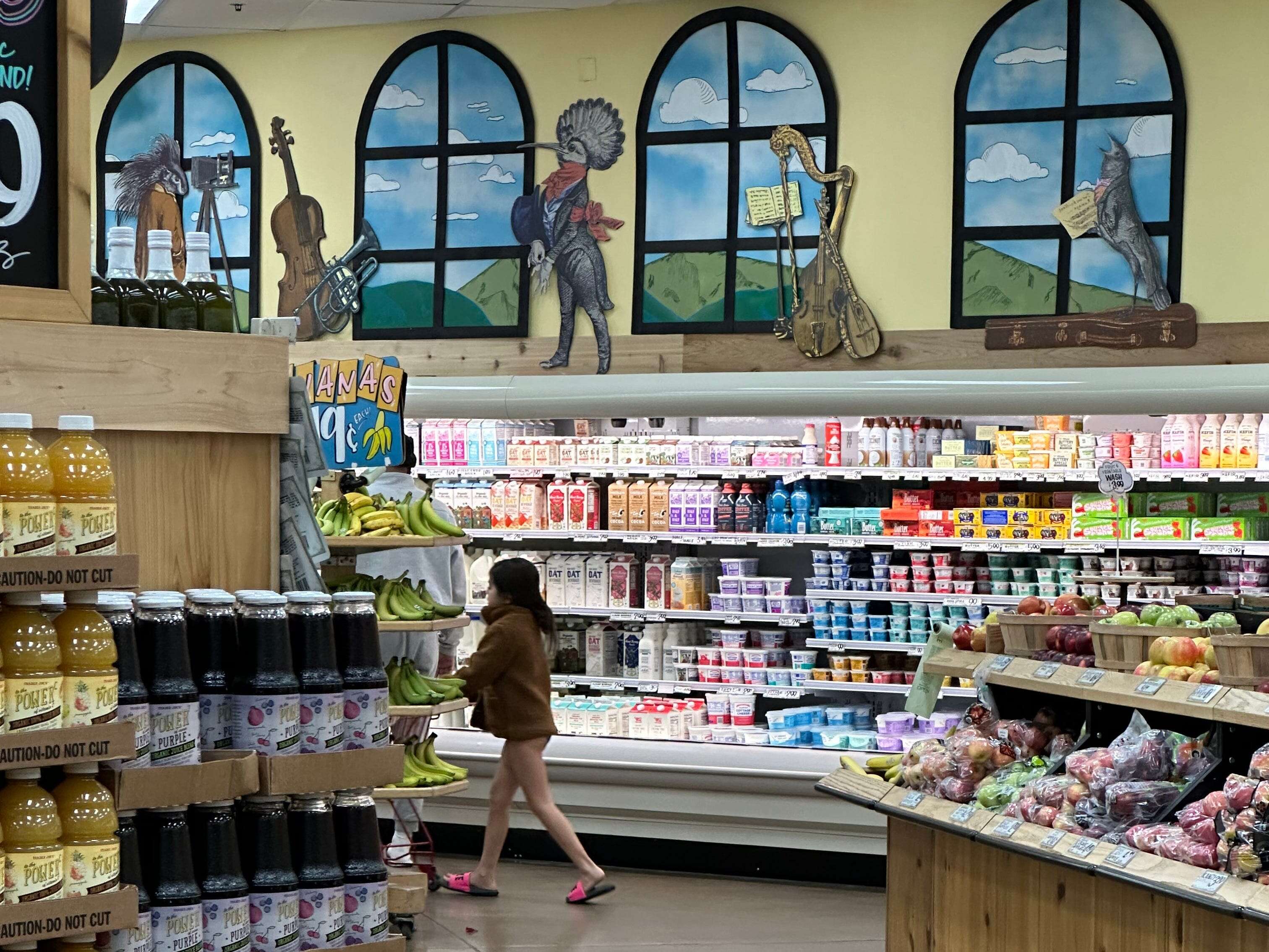 I've let my daughter do the family grocery shopping alone since she was 7. It fosters her independence.