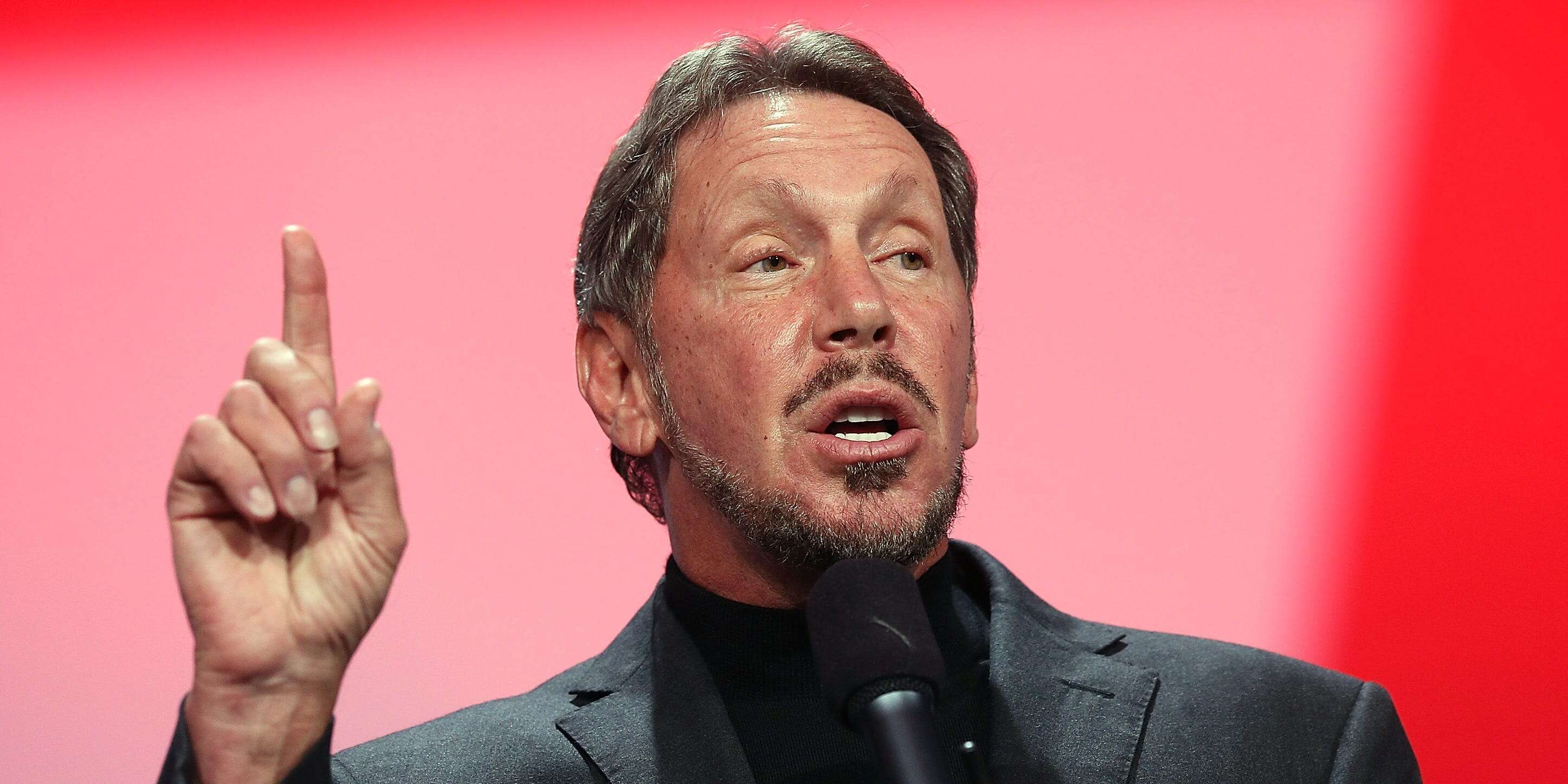 Oracle's Larry Ellison is now the world's 4th-richest person after a $57 billion wealth surge this year