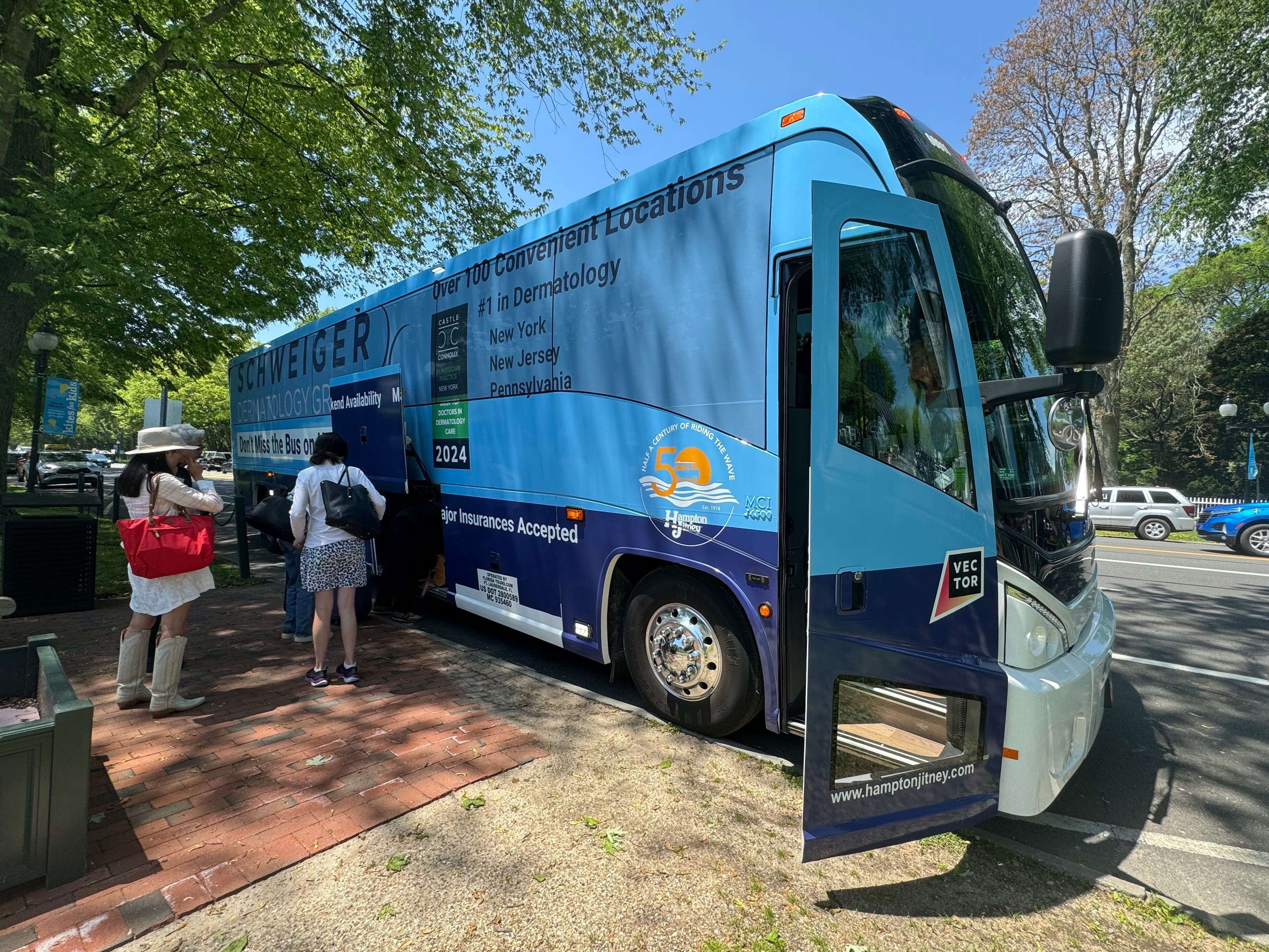 I rode the Jitney bus from NYC to the Hamptons for $41. The bathroom didn't have a sink, but I was pleasantly surprised by the quality of my trip.