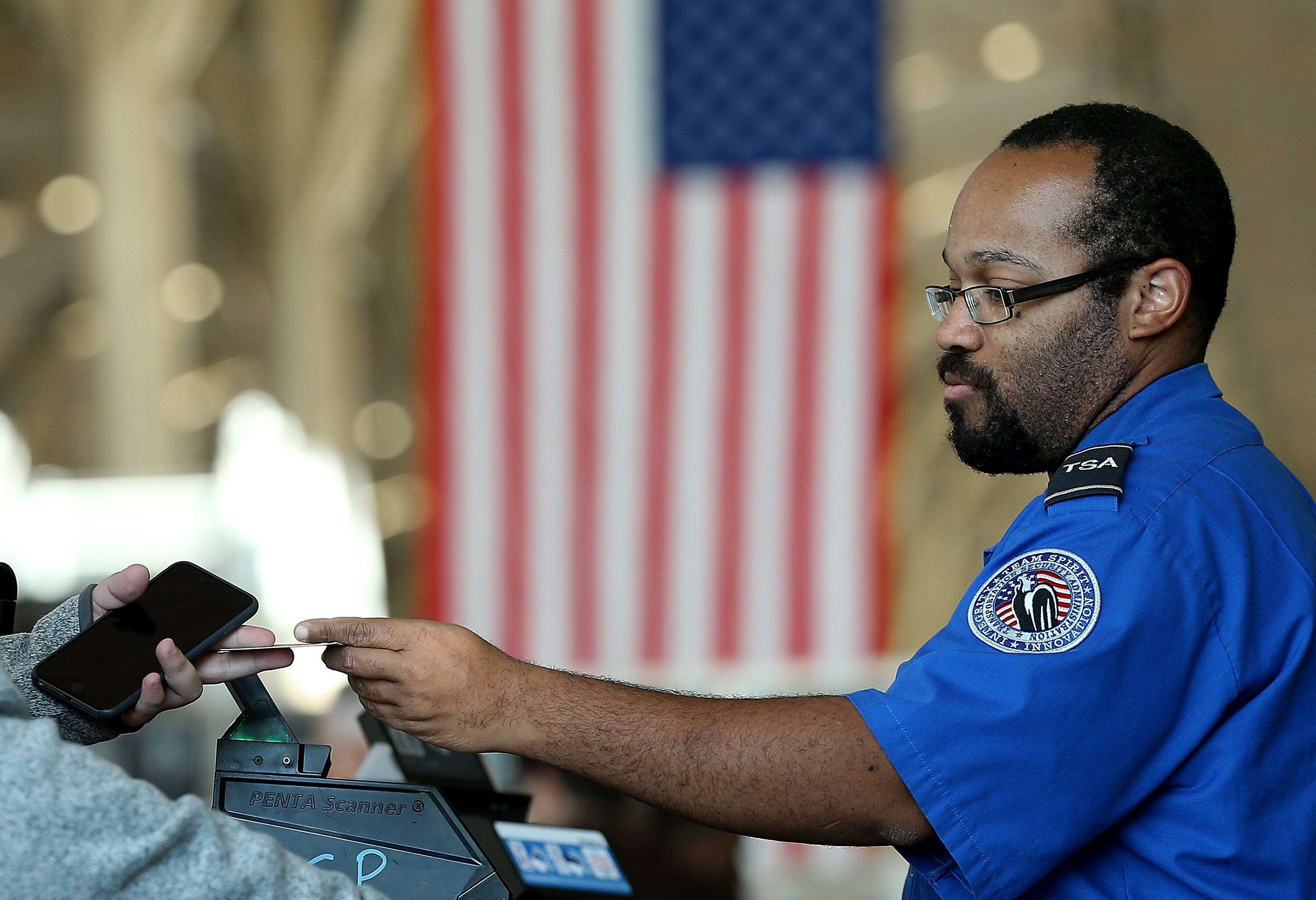 An airline crew member tried to bring a loaded gun through airport security, the TSA said