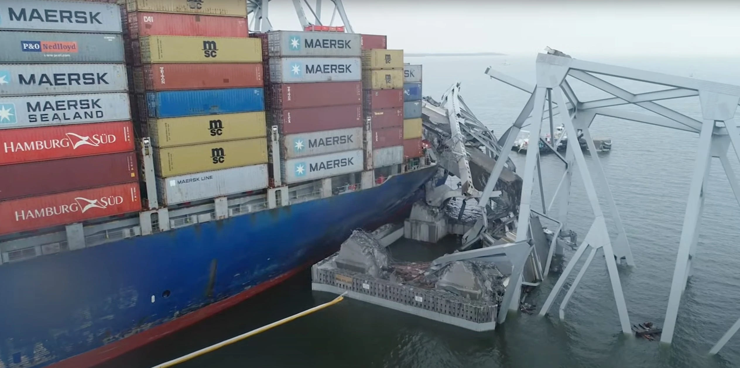 The ship that crashed into the Baltimore bridge carried 764 tons of hazardous material, and some containers have been breached, NTSB says
