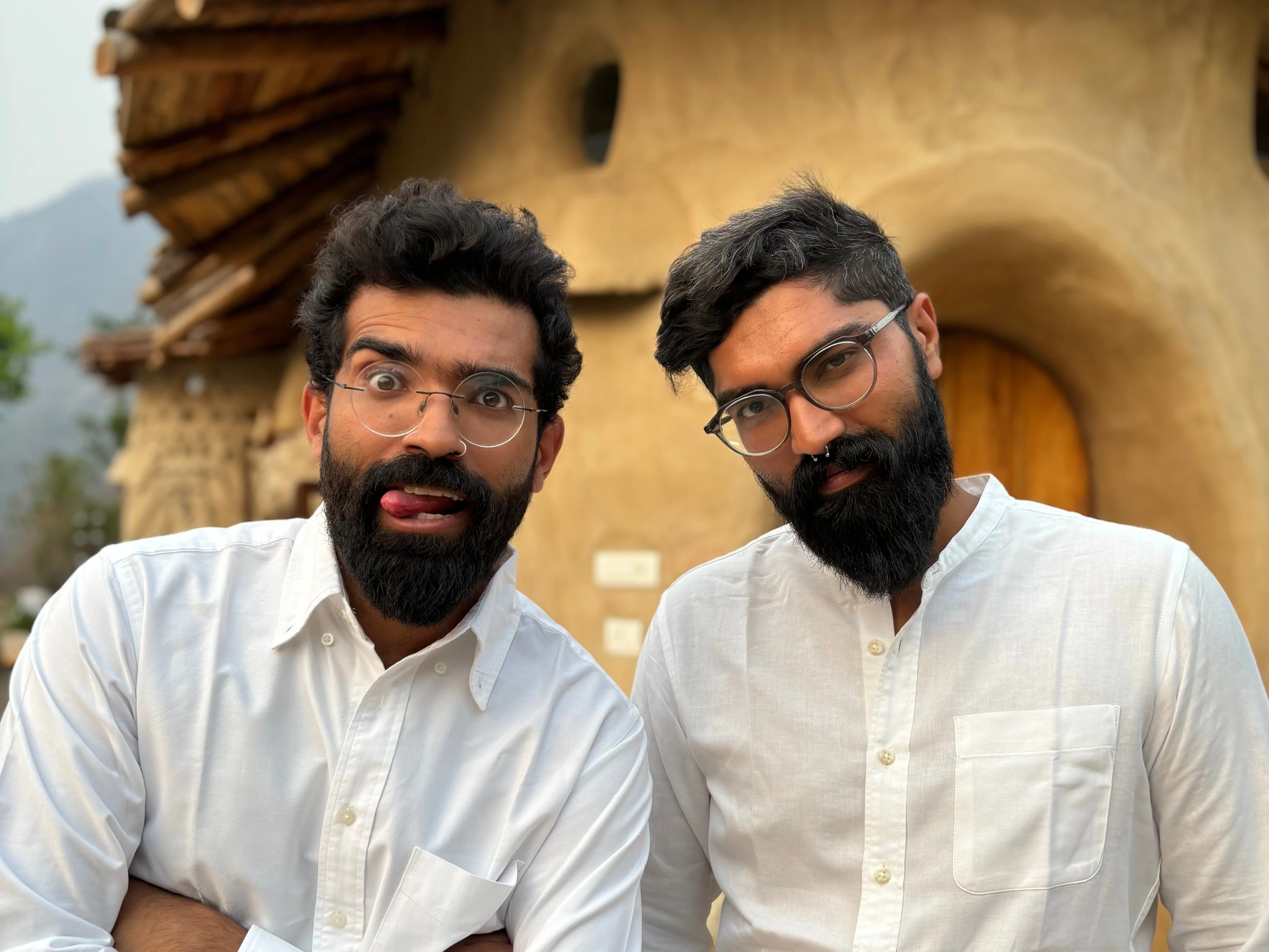 Architect brothers moved to a Himalayan town and built a mud villa by hand. It's now a busy Airbnb.