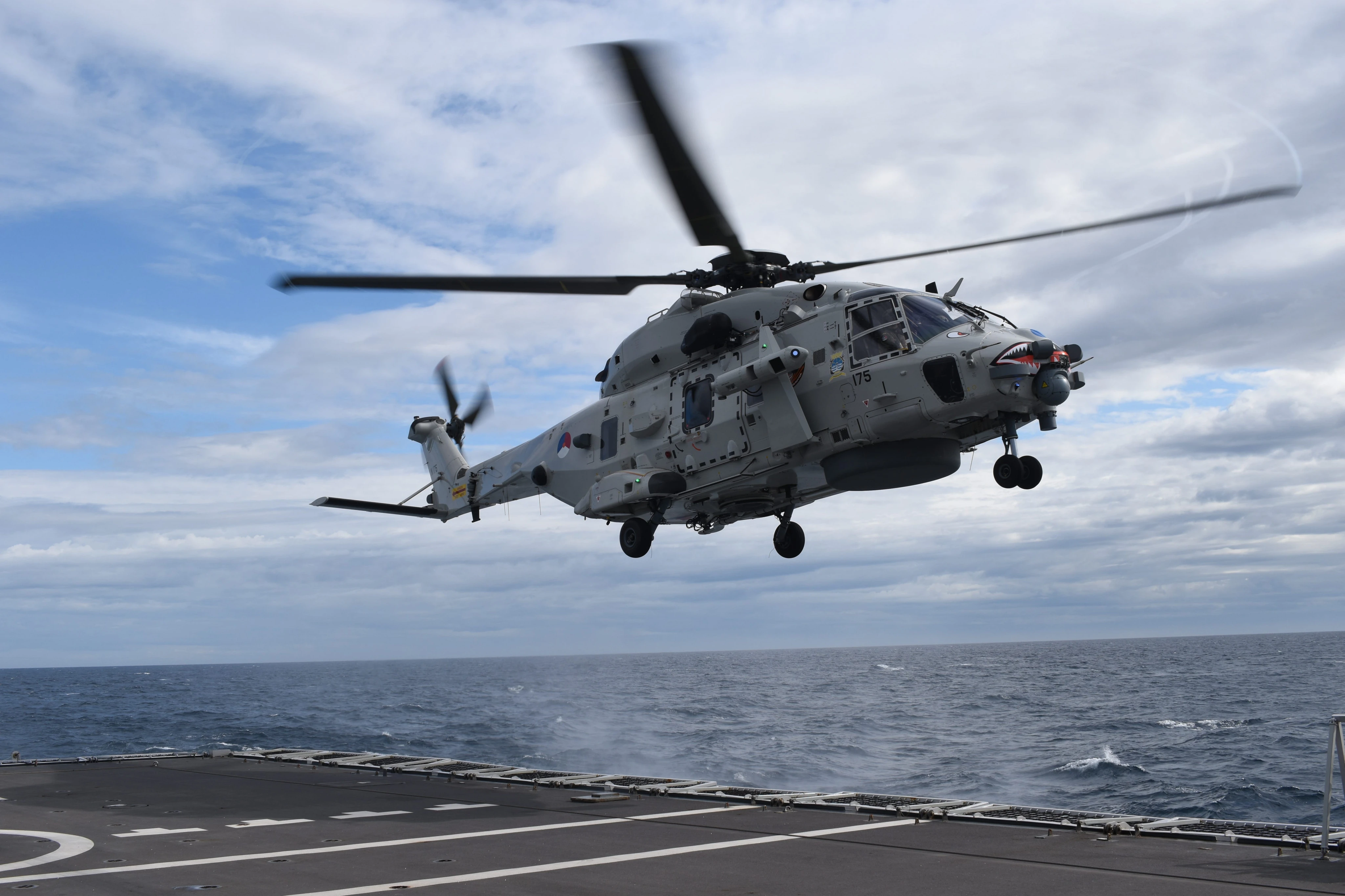 Inside the chopper that NATO warships lean on to find Russian submarines