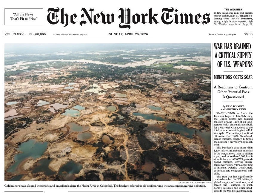 The New York Times says this is why the shooting didn't make its Sunday edition