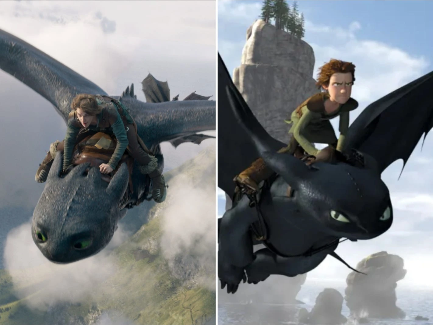 The 'How to Train Your Dragon' director said the remake and original are almost identical because that's what Universal wanted