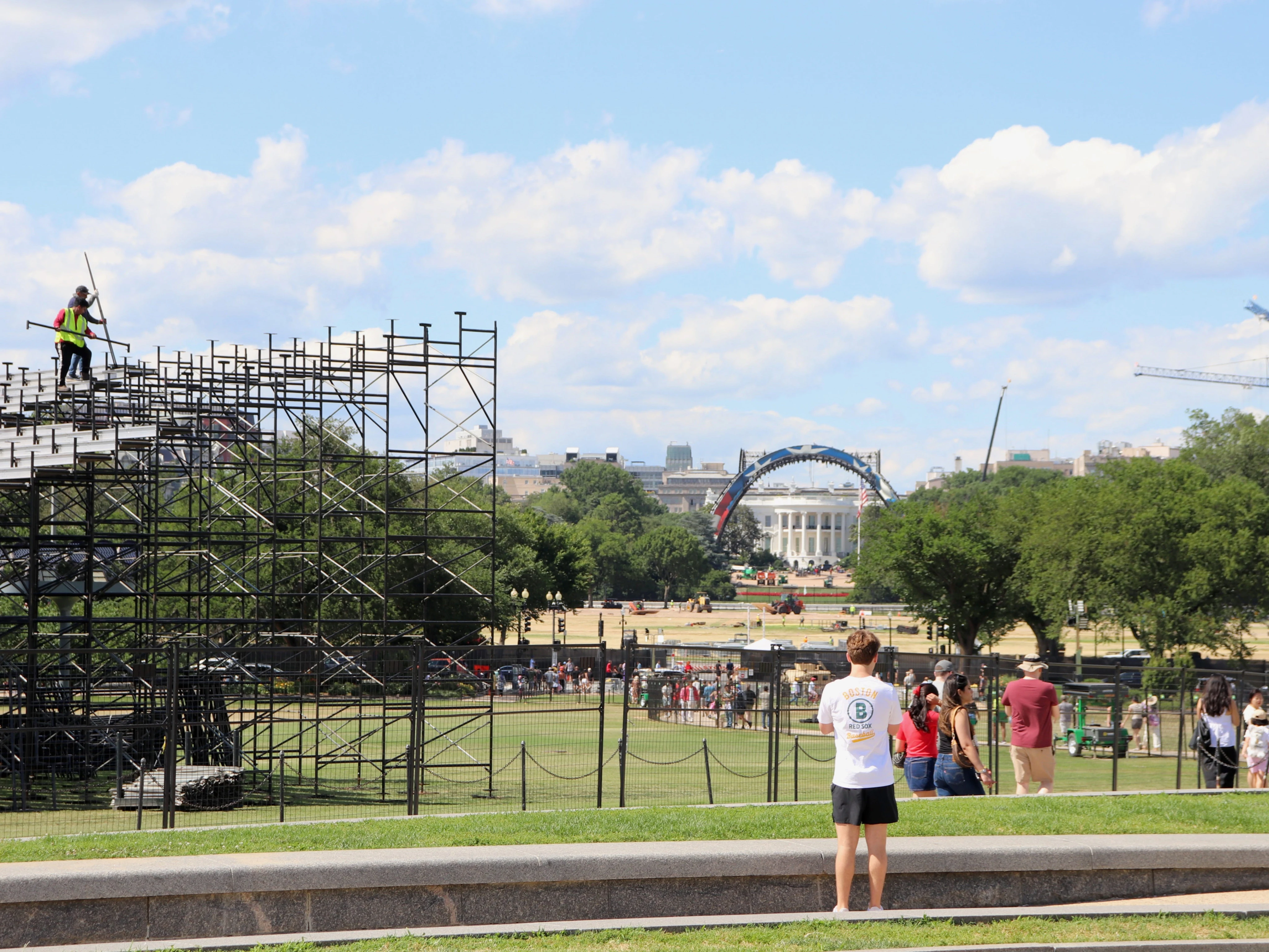 I visited Washington, DC, for the first time. The capital felt like one big construction site.