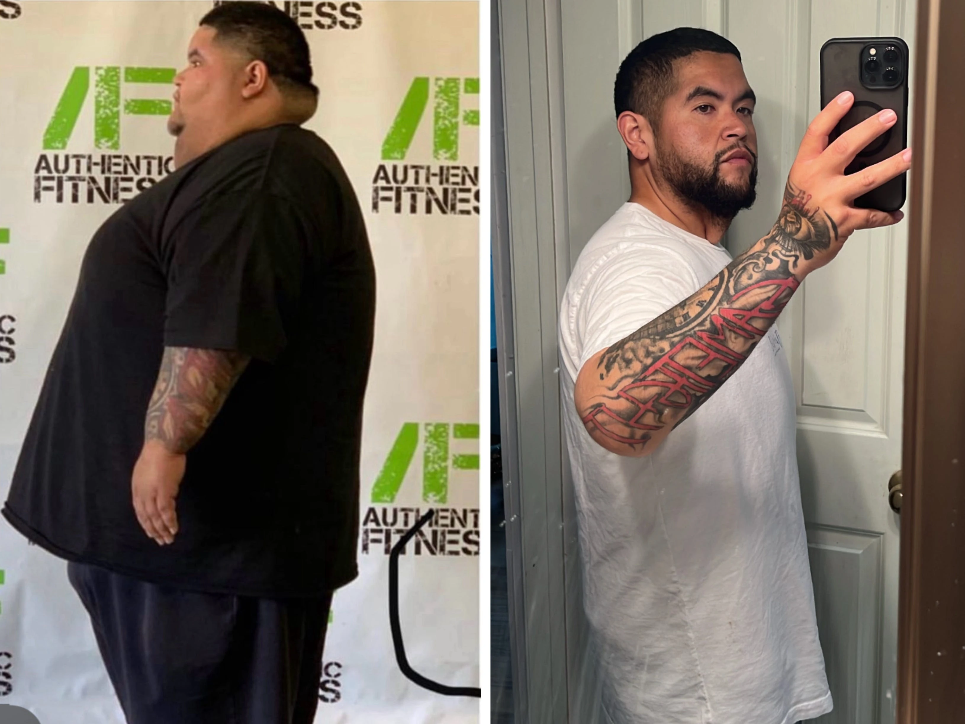I lost nearly 350 pounds without surgery or GLP-1s. It started with wall pushups and a trainer.
