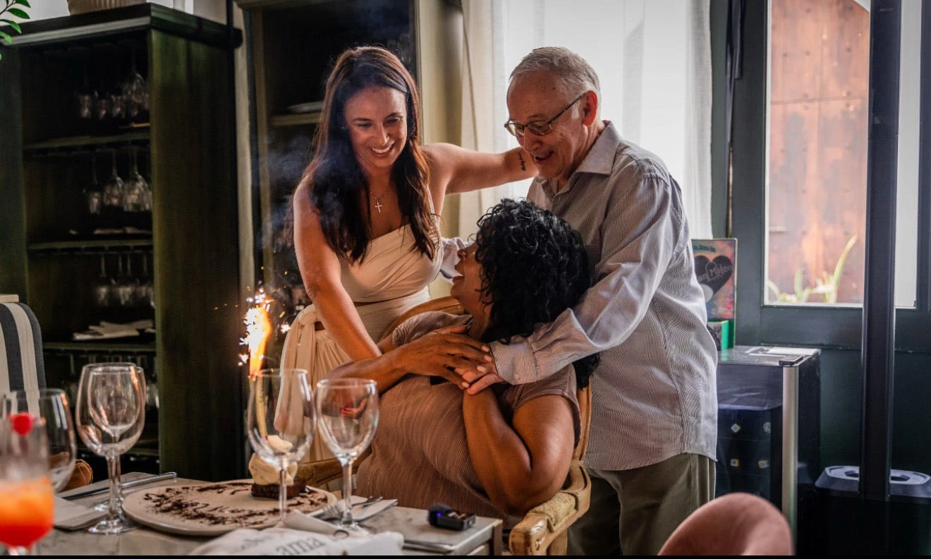 My boyfriend was killed 3 years ago. I'm hosting a sisterhood wedding to share my vows with those who helped me through my grief.