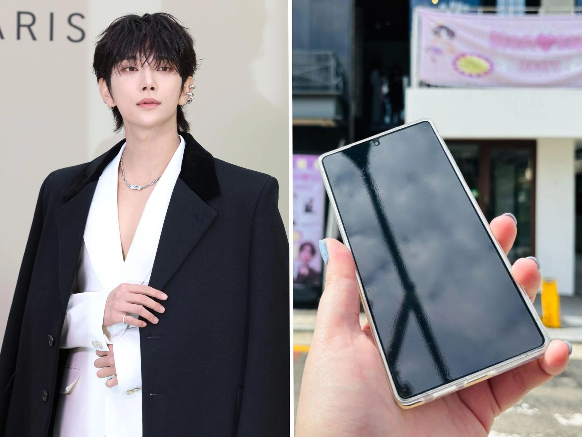 I spent $40 renting a Samsung phone to try to get good concert pics of Seventeen's Joshua Hong