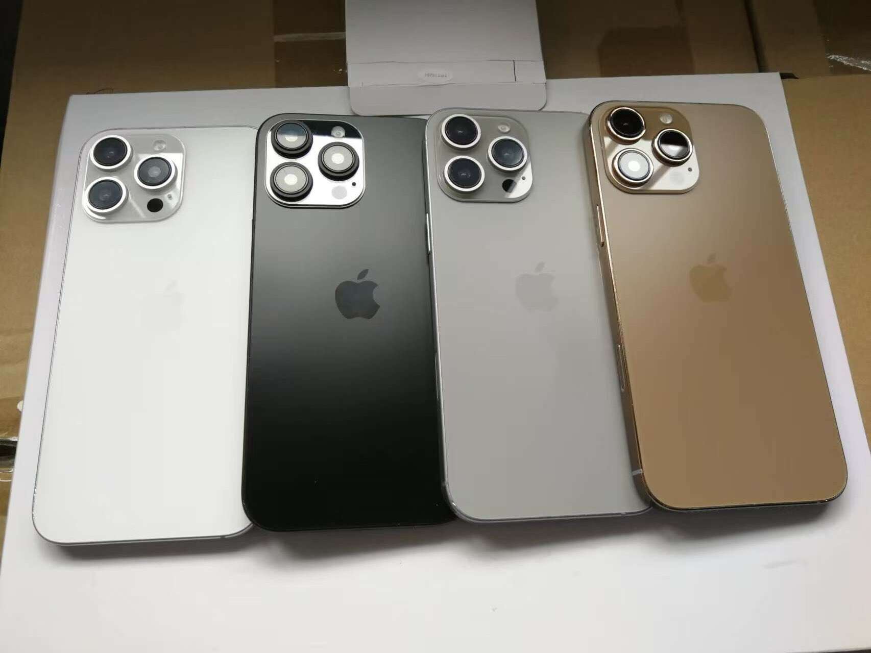 iPhone 16 Pro dummy units showcase new bronze color