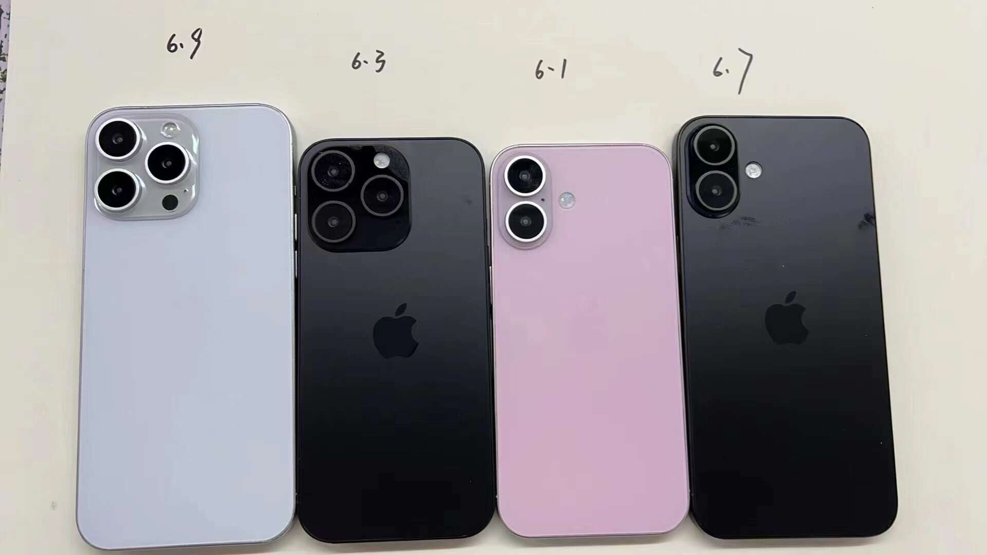 New dummy units give us the best look yet at the iPhone 16 lineup