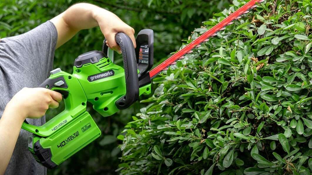 Save 48% on a Greenworks hedge trimmer today thanks to this Amazon deal