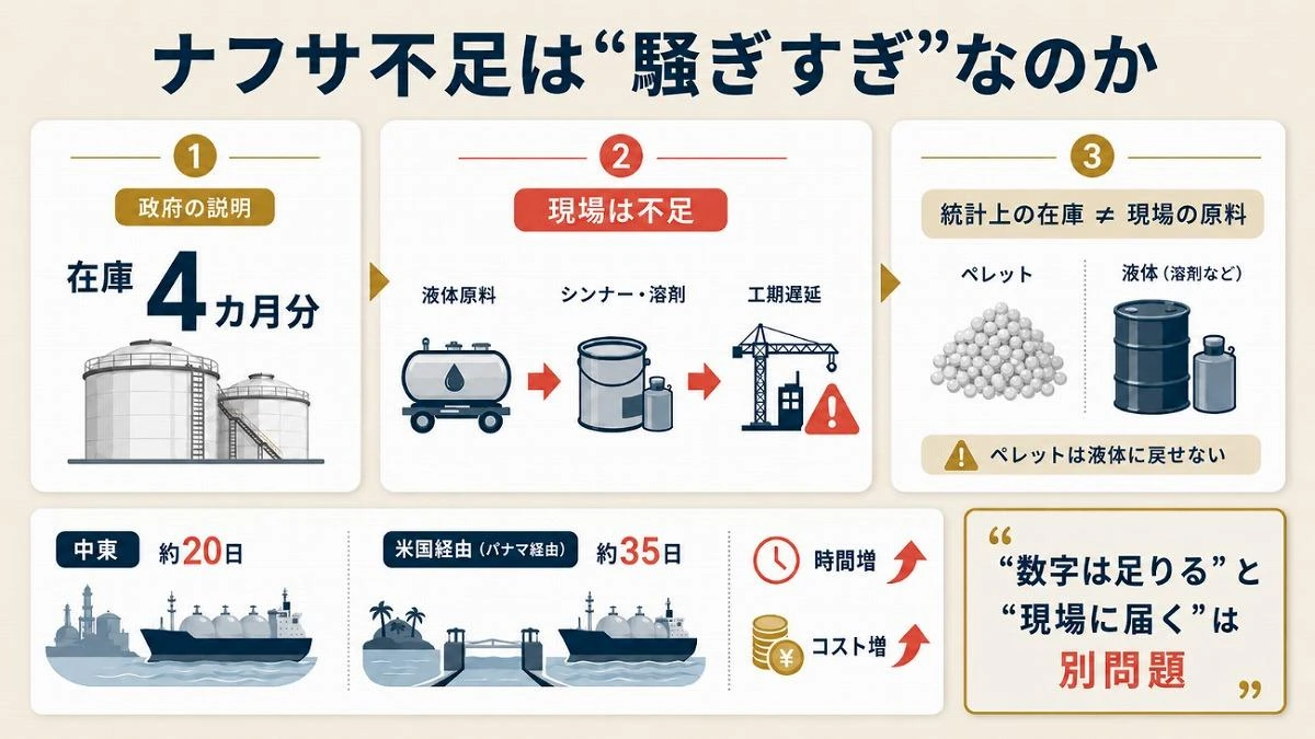 カルビー・LIXILが悲鳴…ナフサ不足は「騒ぎすぎ」なのか、裏に潜む“構造的問題”