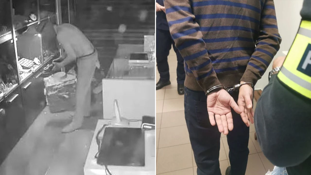 Skok na jubilera przez... szyb wentylacyjny. Ukradł milion, ale wpadł