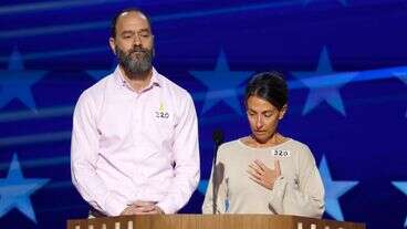 'Stay Strong, Survive': Gaza Hostage's Parents Speak Directly To Captive Son In DNC Speech