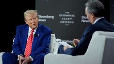 Trump Defends Economy-Busting Tariff Plans In Wandering Remarks In Chicago