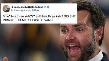 JD Vance's Most Recent Comment About His Wife Having Three Kids Is Going Viral Because People Think It's Really, Really Creepy