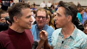 Sen. Josh Hawley Clashes With Opponent Lucas Kunce At Missouri State Fair