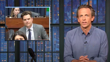 Seth Meyers Mocks Rep. Matt Gaetz For Getting Schooled By Top General