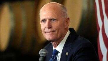 Rick Scott Hams It Up With Right-Wing Bigot Who Even Marjorie Taylor Greene Denounced