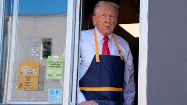 Donald Trump Serves Food, Cooks Fries At A McDonald's In Campaign Photo-Op